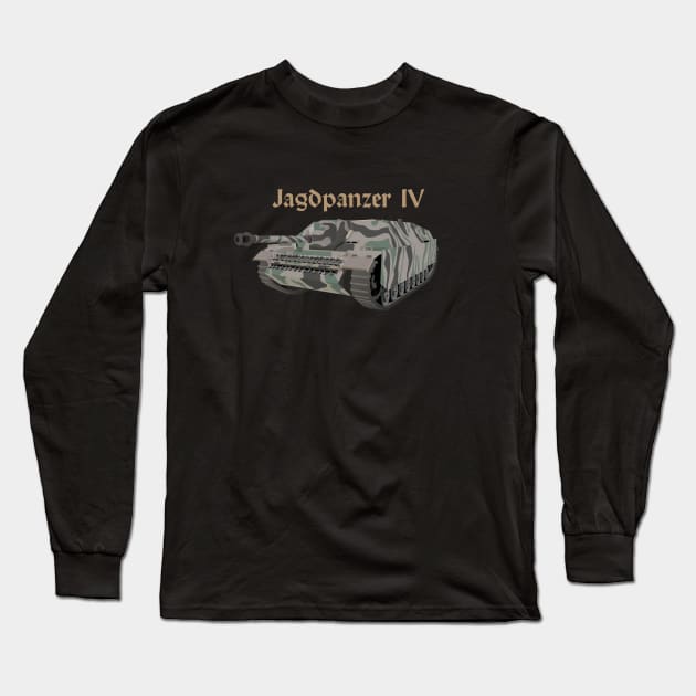 Jagdpanzer IV WW2 German Tank Destroyer Long Sleeve T-Shirt by NorseTech